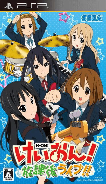K-ON! Ho-kago Live box art for PSP